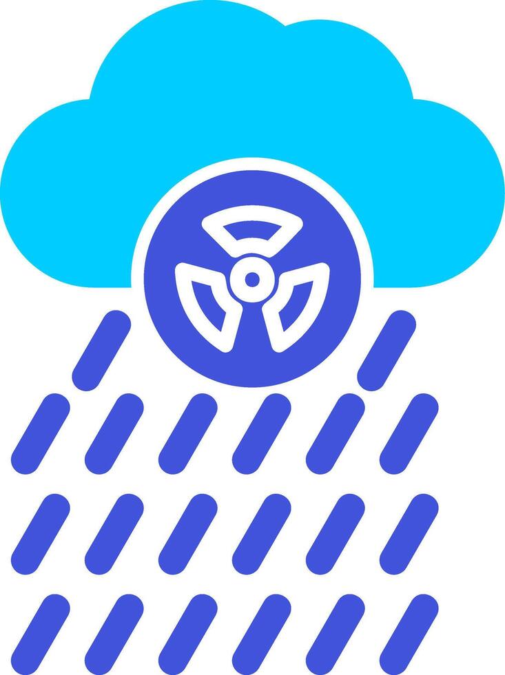 icono de vector de lluvia ácida