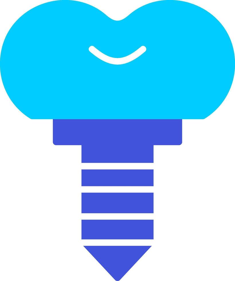 Dental Implant Vector Icon