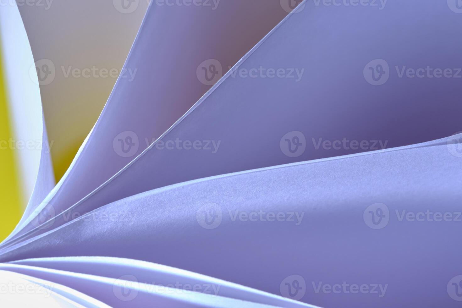 Abstract lilac macro background smooth lines of paper sheets. photo