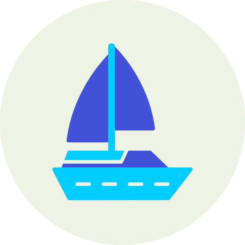 icono de vector de barco