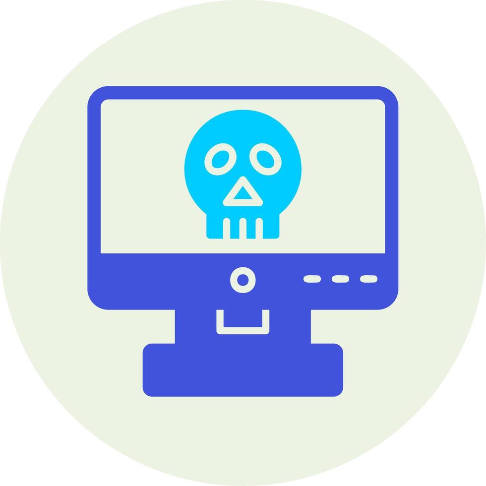 Computer Hacking Vector Icon