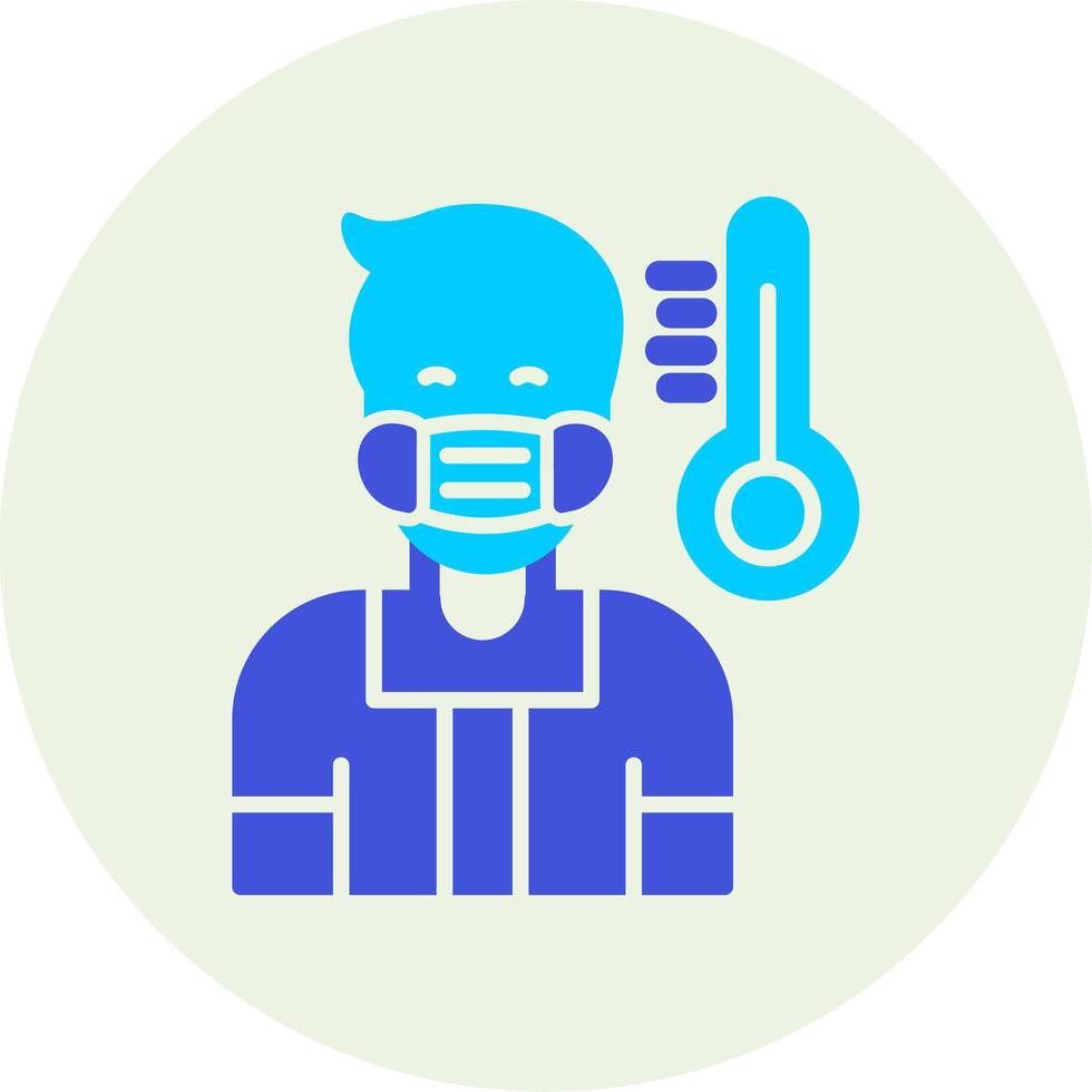 Men Fever Vector Icon