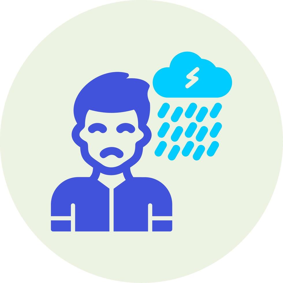 Depression Vector Icon