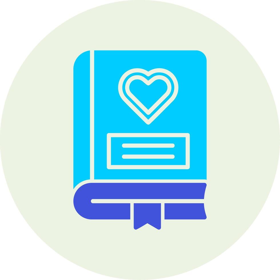 Romance Book Vector Icon