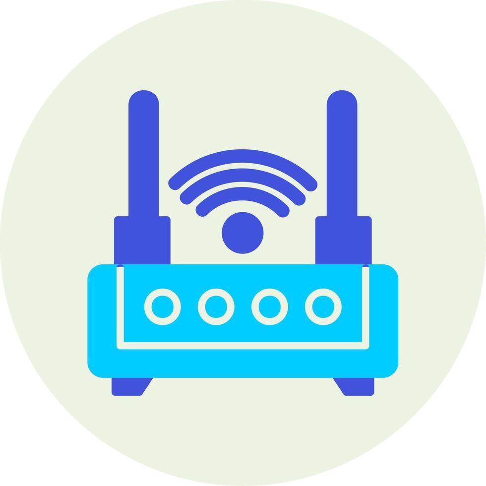 icono de vector de enrutador wifi