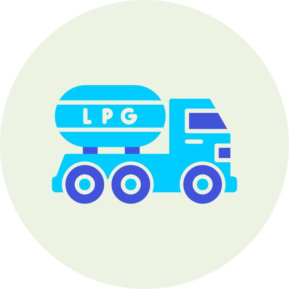 Gas Truck Vector Icon