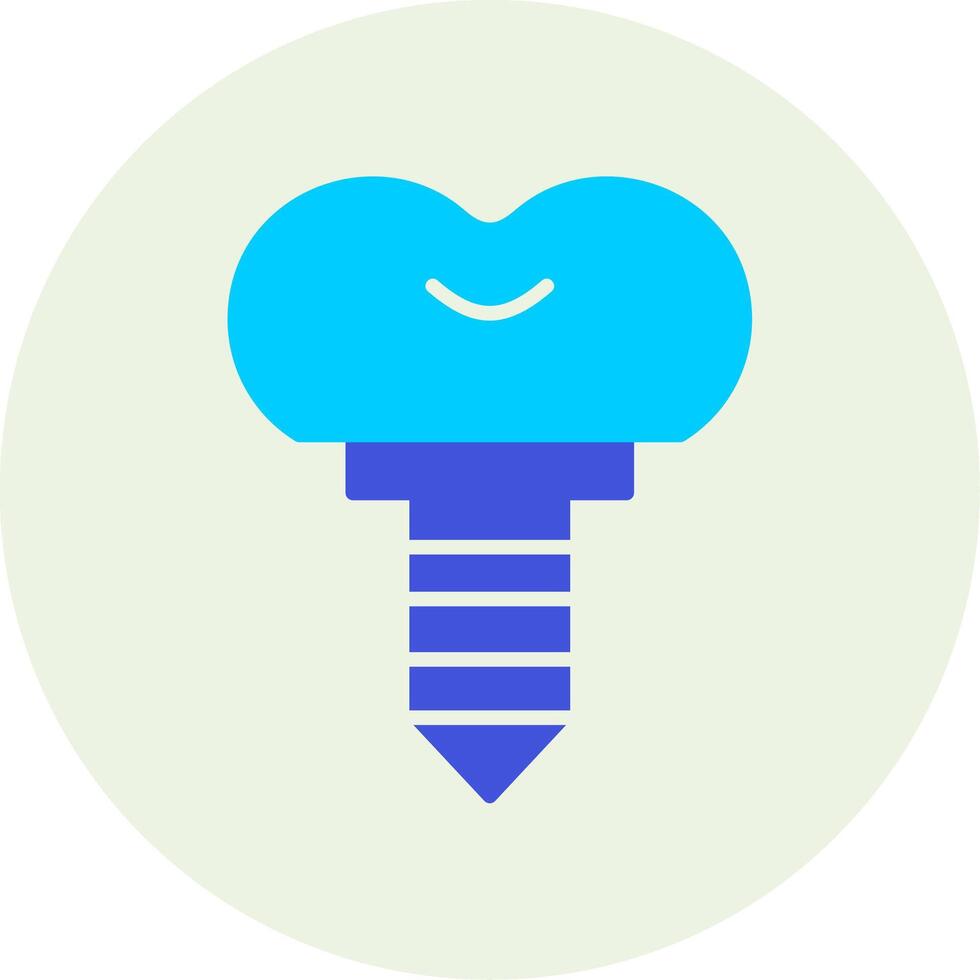 Dental Implant Vector Icon