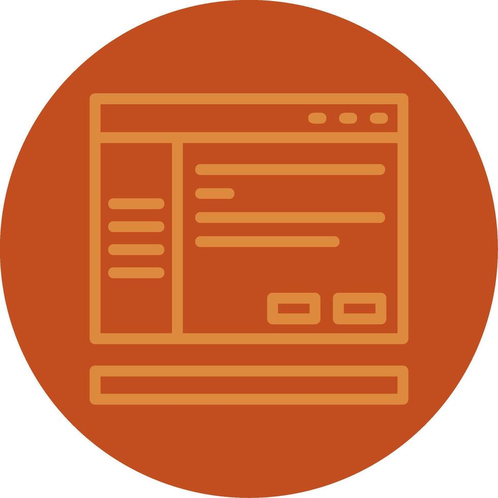 Settings Line Multi color Icon vector