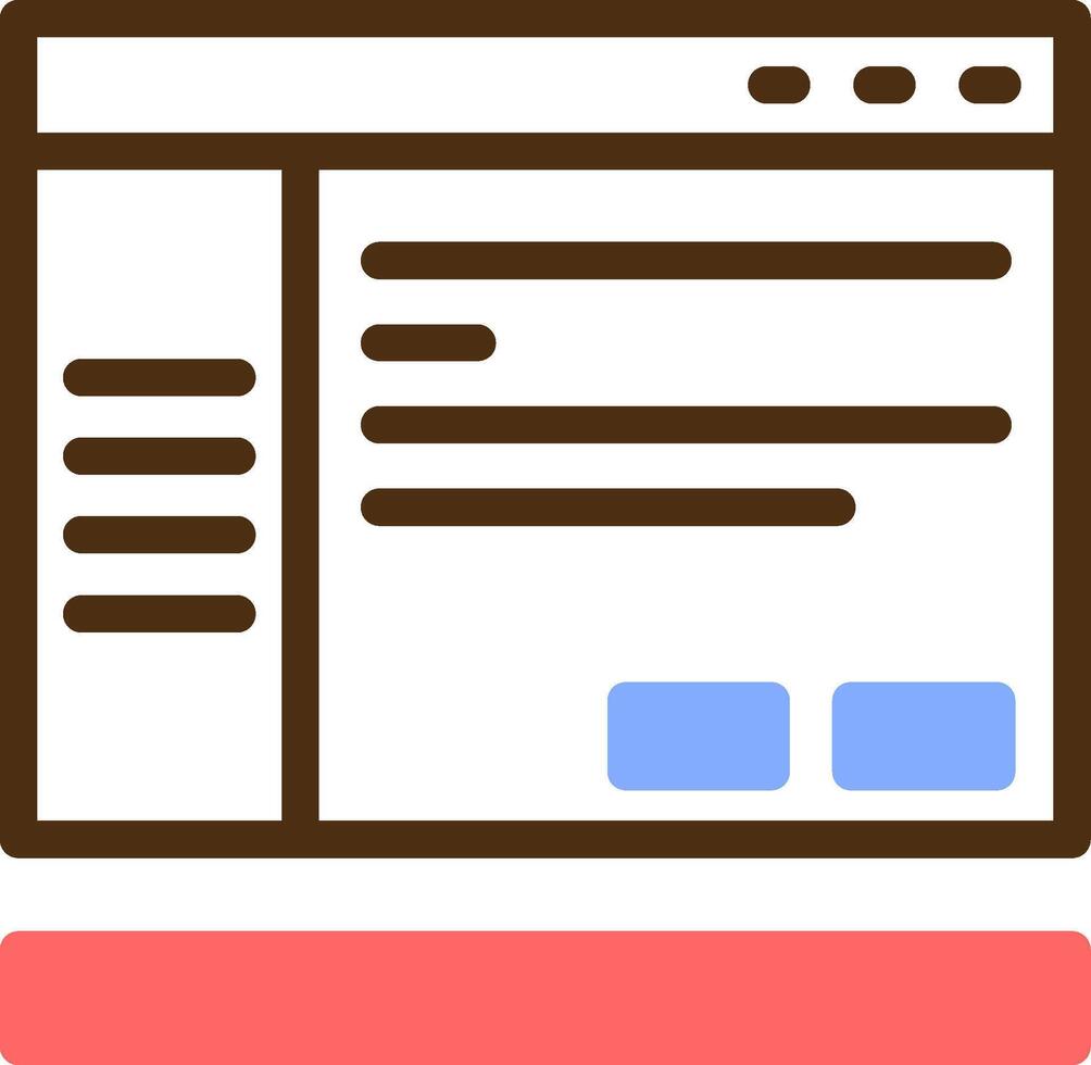 Settings Color Filled Icon vector