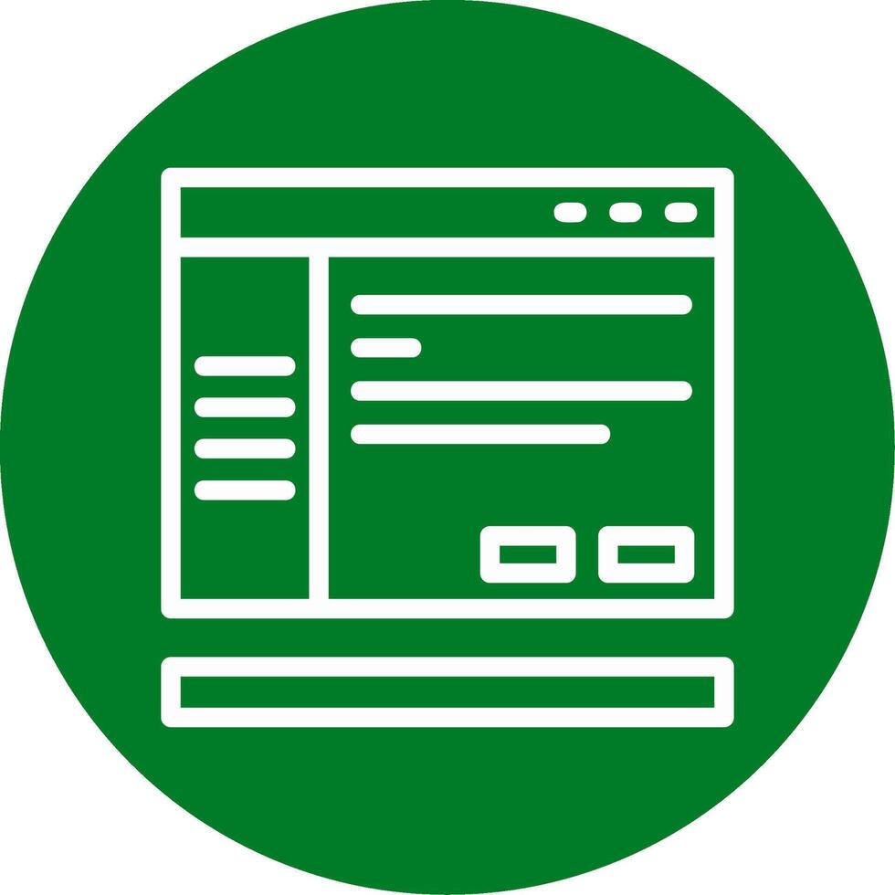 Settings Outline Circle Icon vector