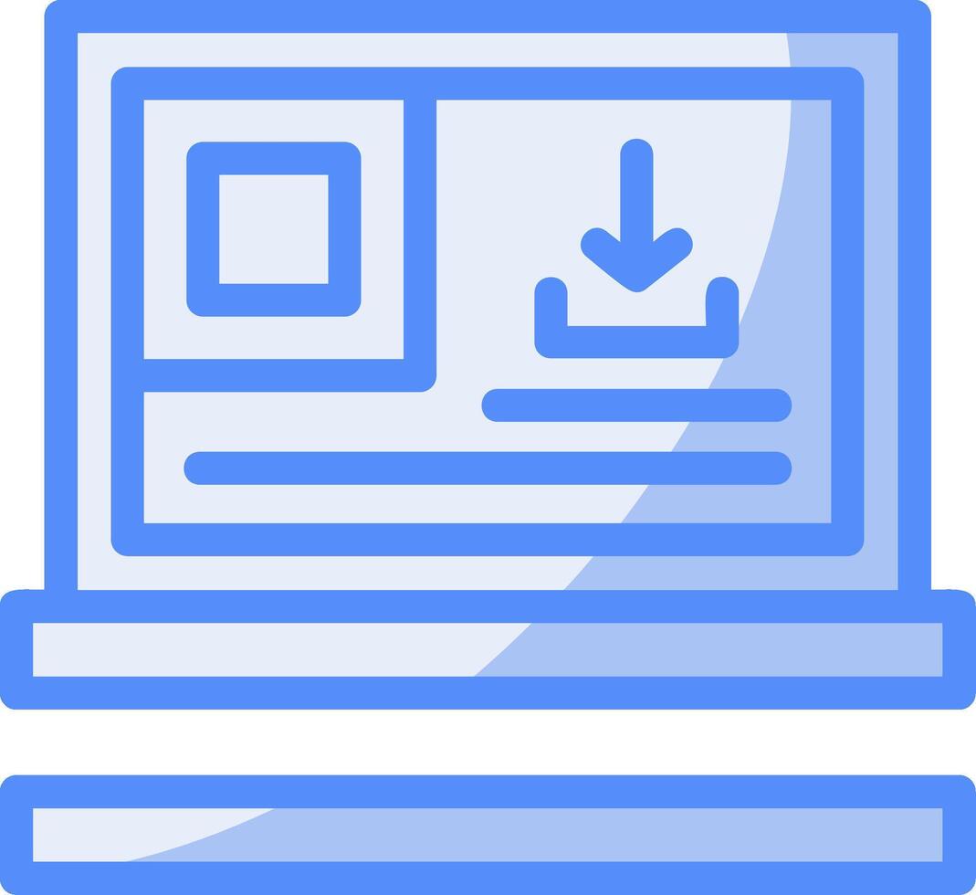 Download Line Filled Blue Icon 39460124 Vector Art at Vecteezy