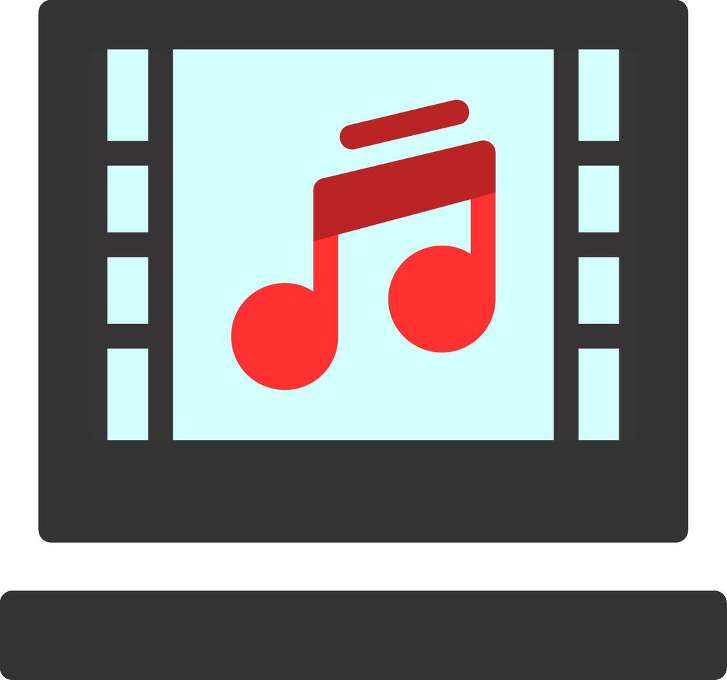 Music Flat Icon vector