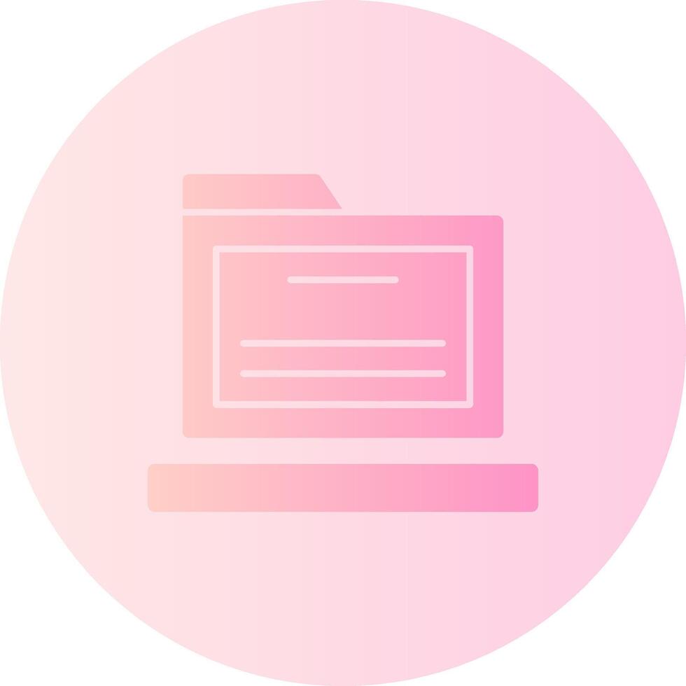 Folder Gradient Circle Icon 39460563 Vector Art at Vecteezy
