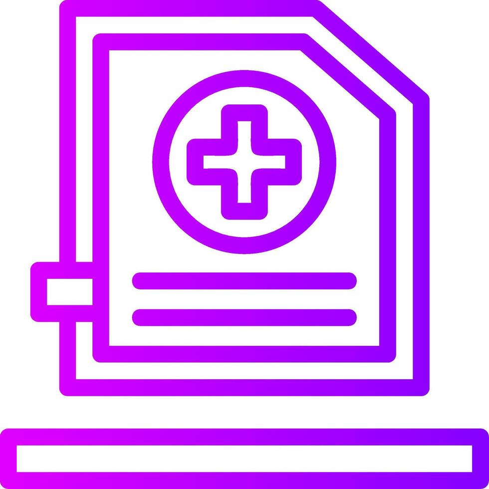 Add Linear Gradient Icon vector