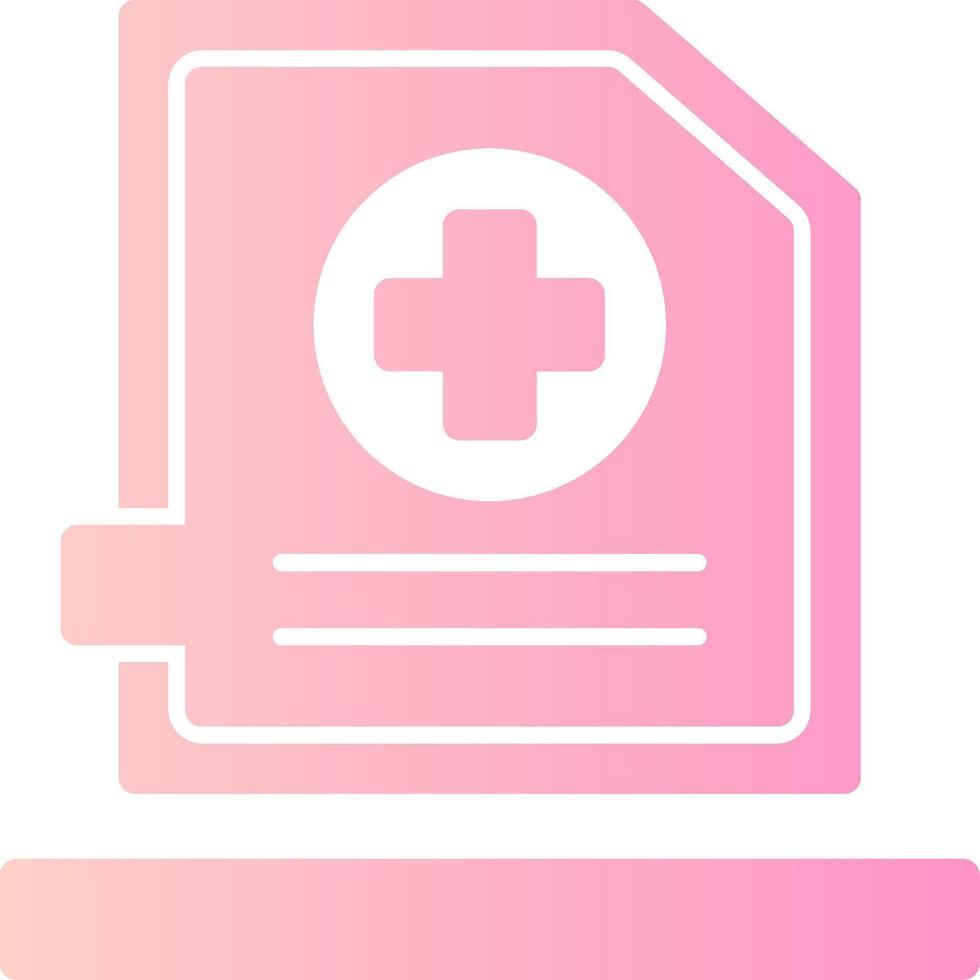 Add Solid Multi Gradient Icon vector