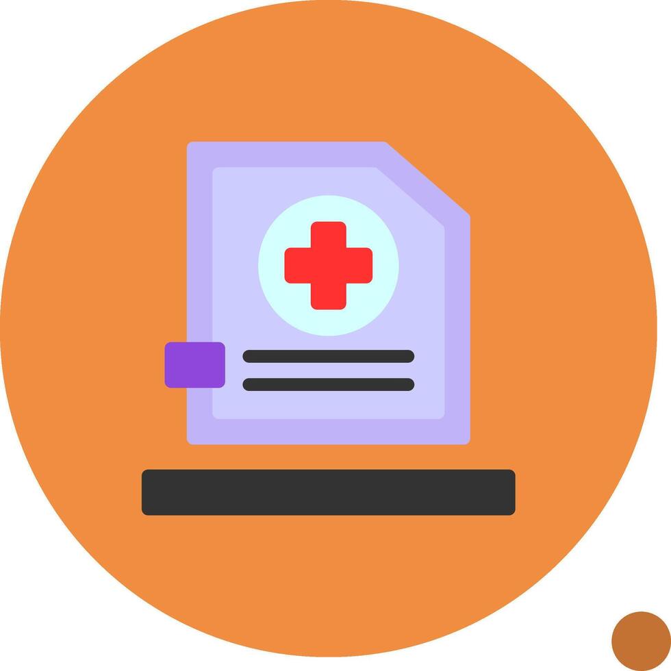 Add Flat Shadow Icon vector