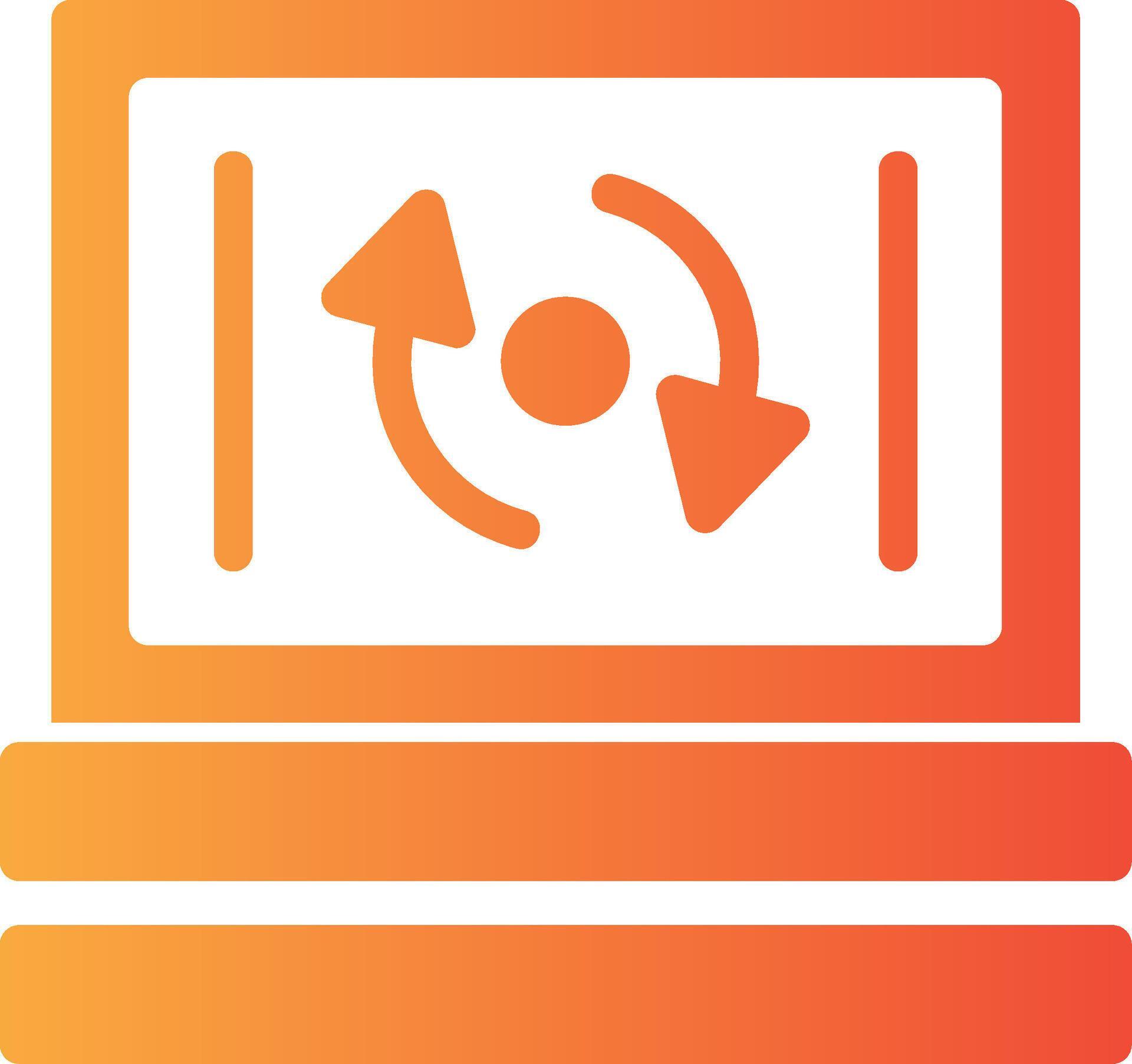 Refresh Solid Multi Gradient Icon 39460849 Vector Art at Vecteezy