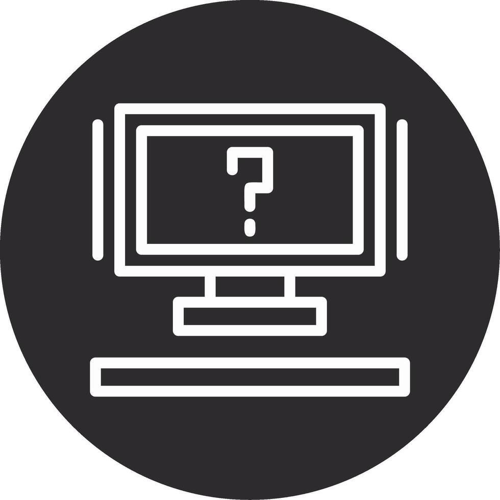 Question mark Inverted Icon vector