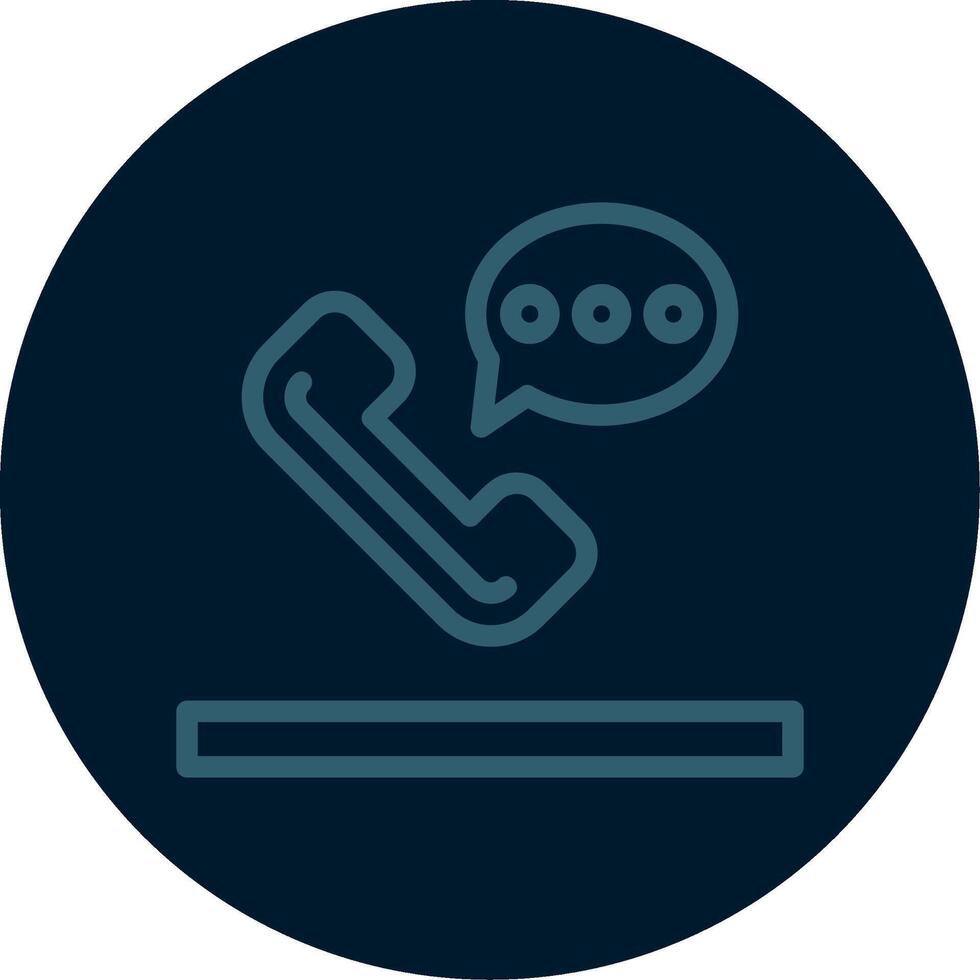 Help Line Multi color Icon vector