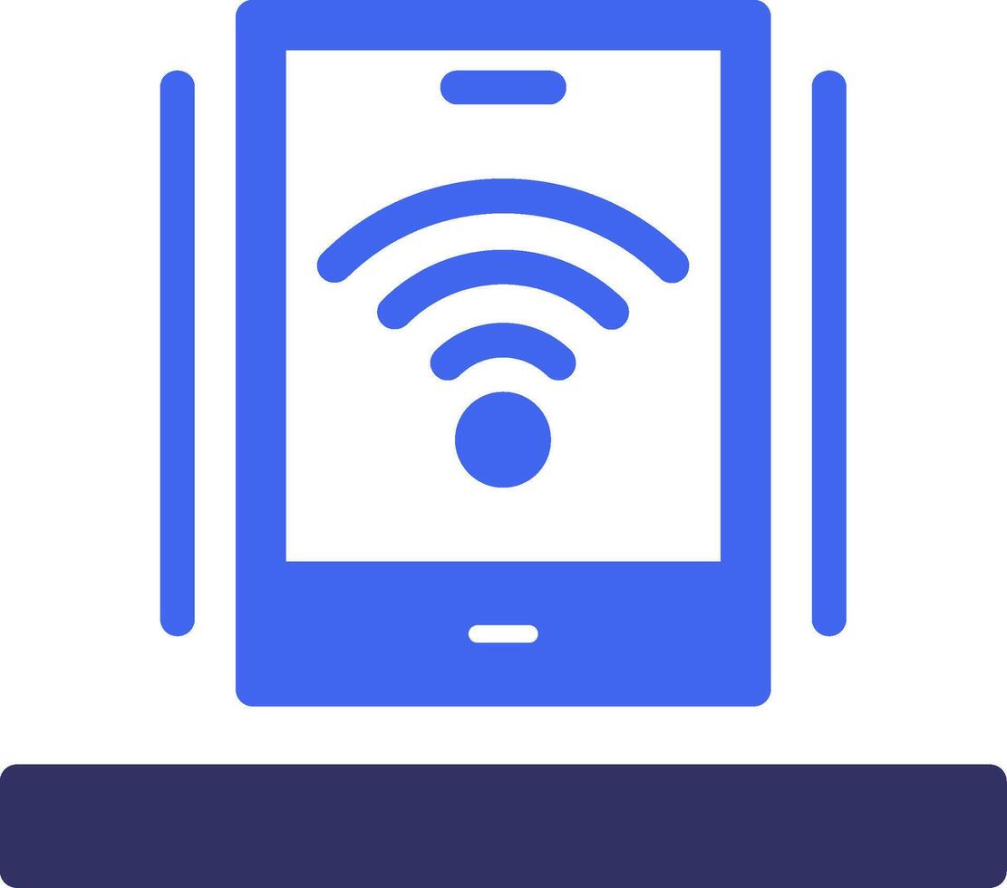 Wi-Fi Solid Two Color Icon vector