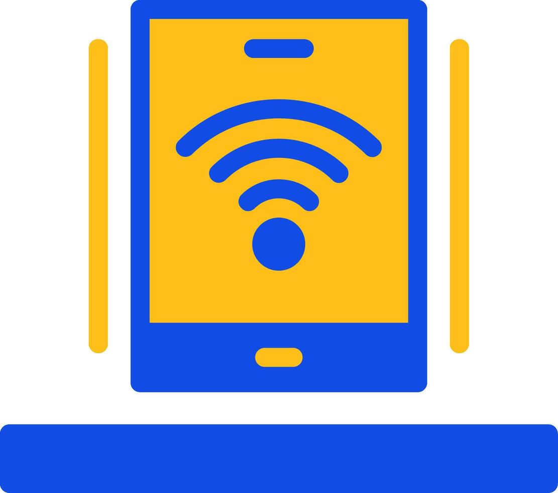 Wi-Fi Flat Two Color Icon vector