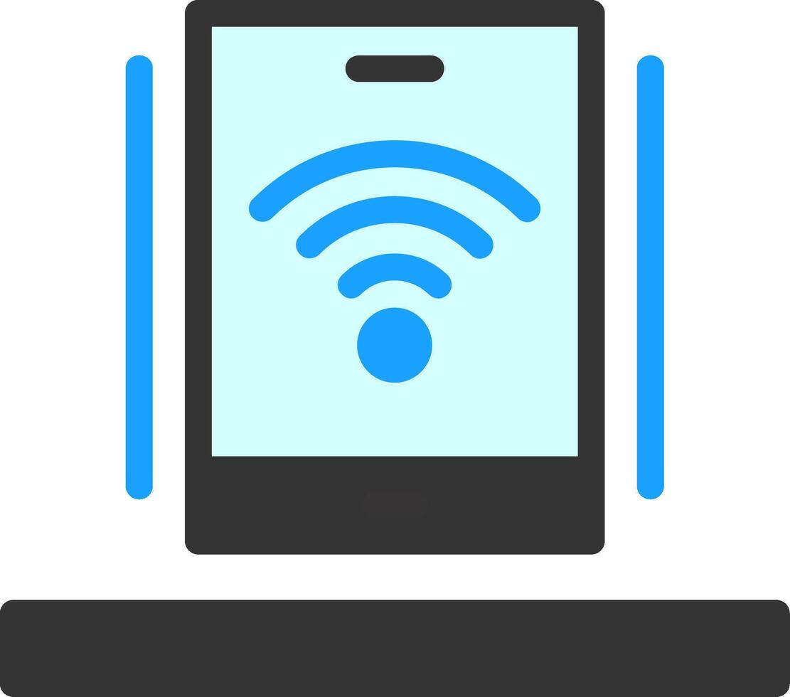 Wifi plano icono vector