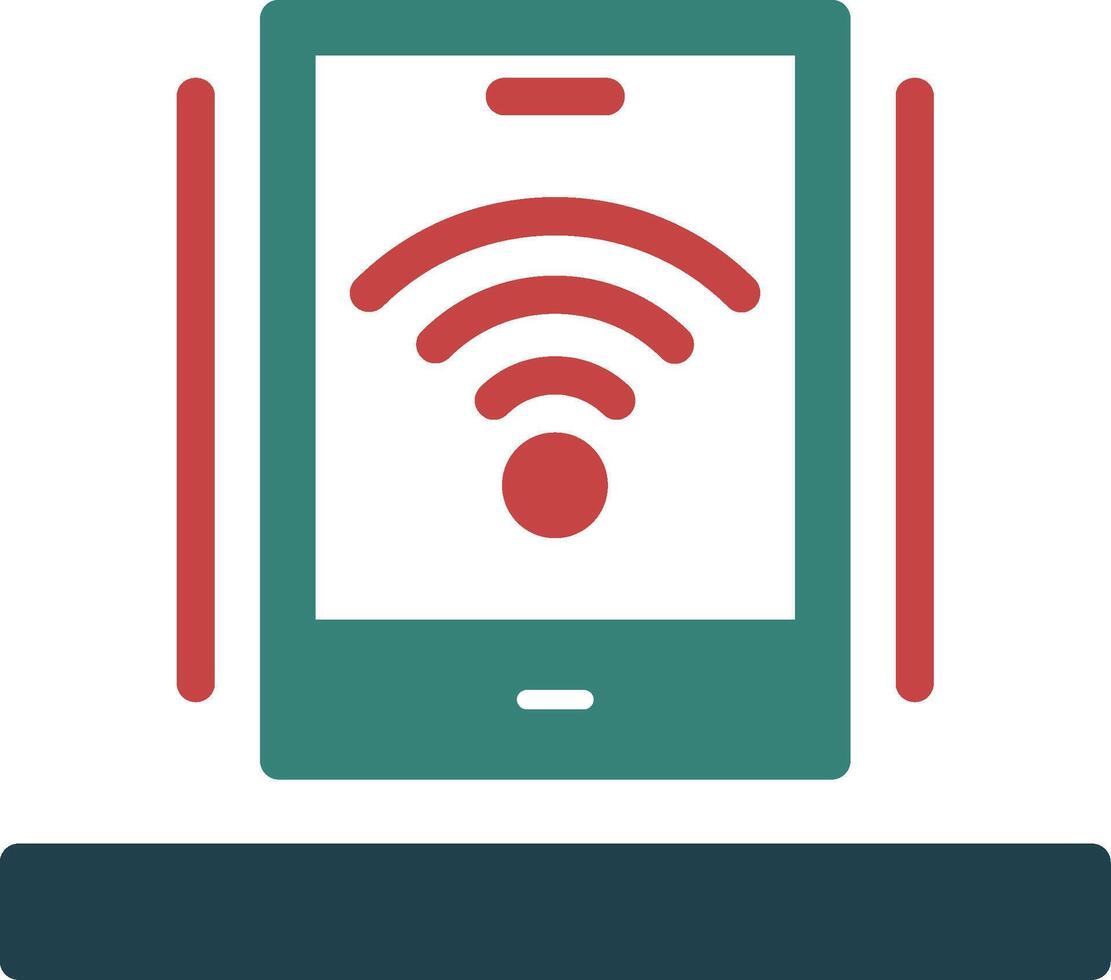 Wi-Fi Glyph Two Color Icon vector