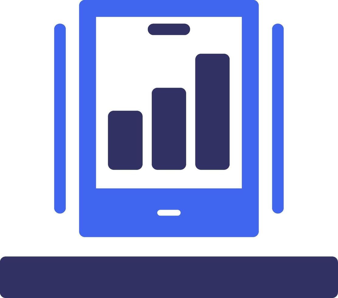 Signal strength Solid Two Color Icon vector