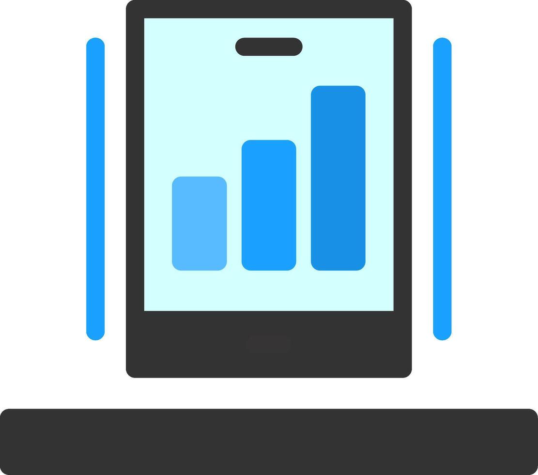 Signal strength Flat Icon vector