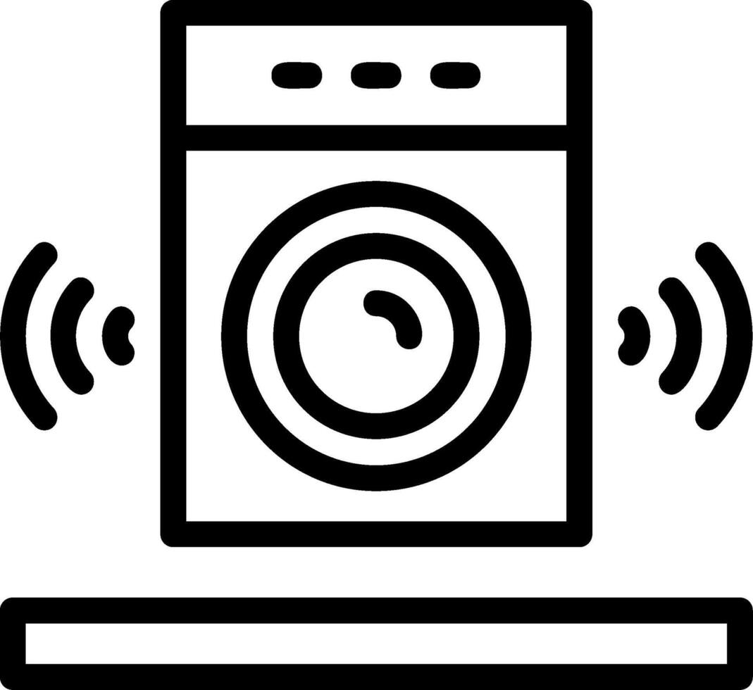 Speaker Line Icon vector