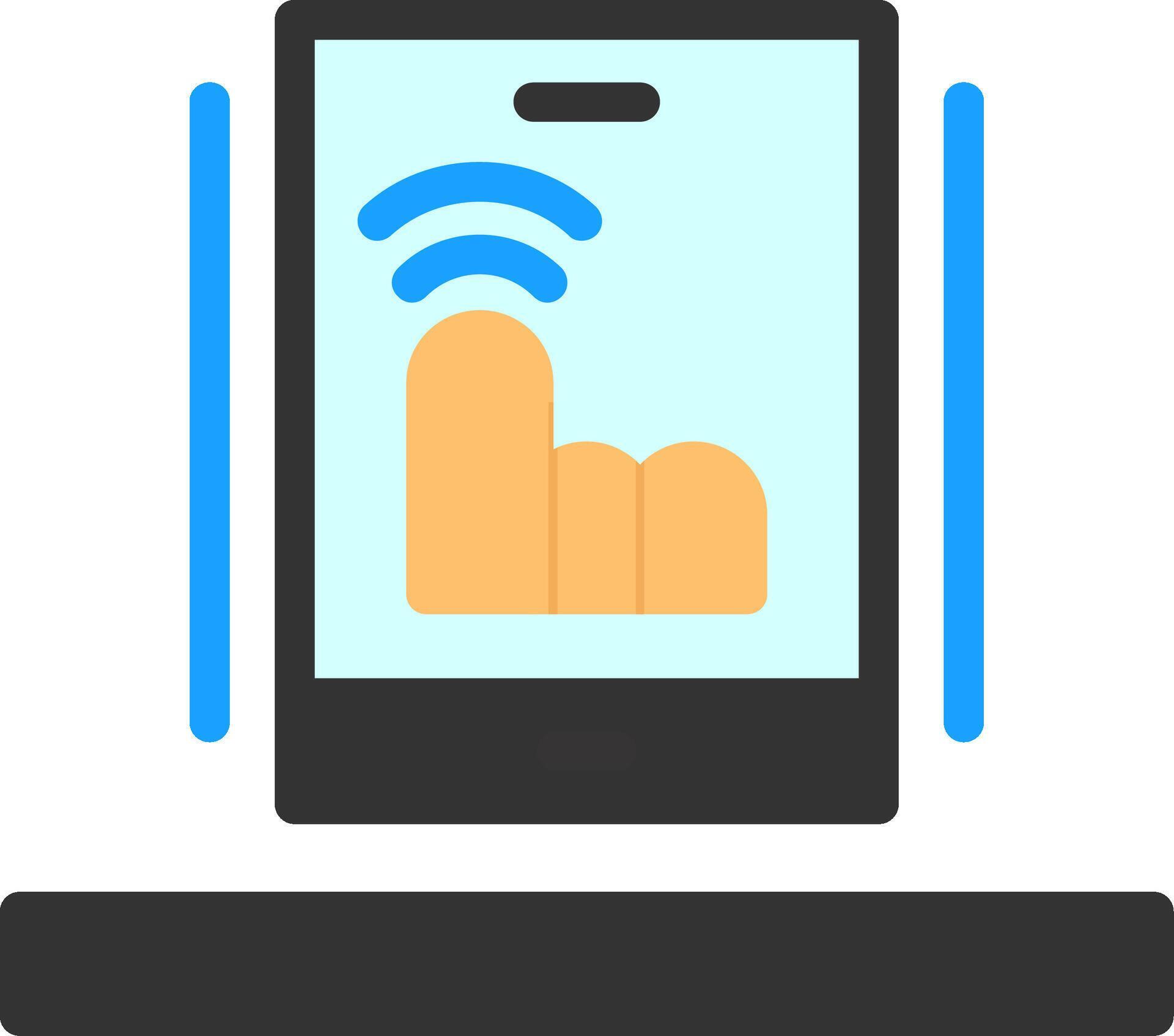 Touchscreen Flat Icon 39461503 Vector Art at Vecteezy