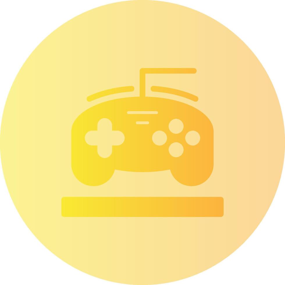 Game controller Gradient Circle Icon vector