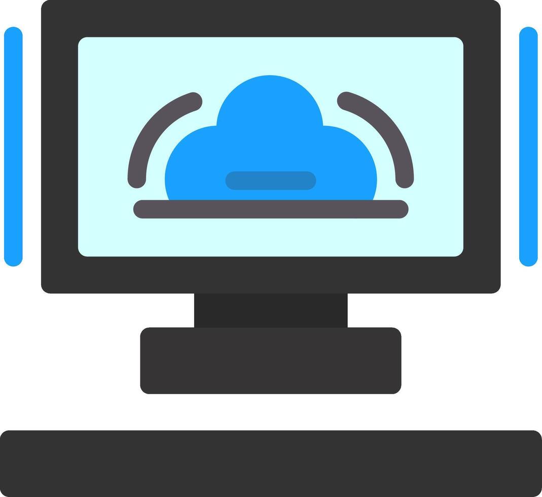 Cloud Flat Icon 39461921 Vector Art at Vecteezy