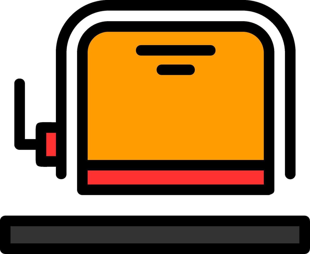 Wallet Line Filled Icon vector