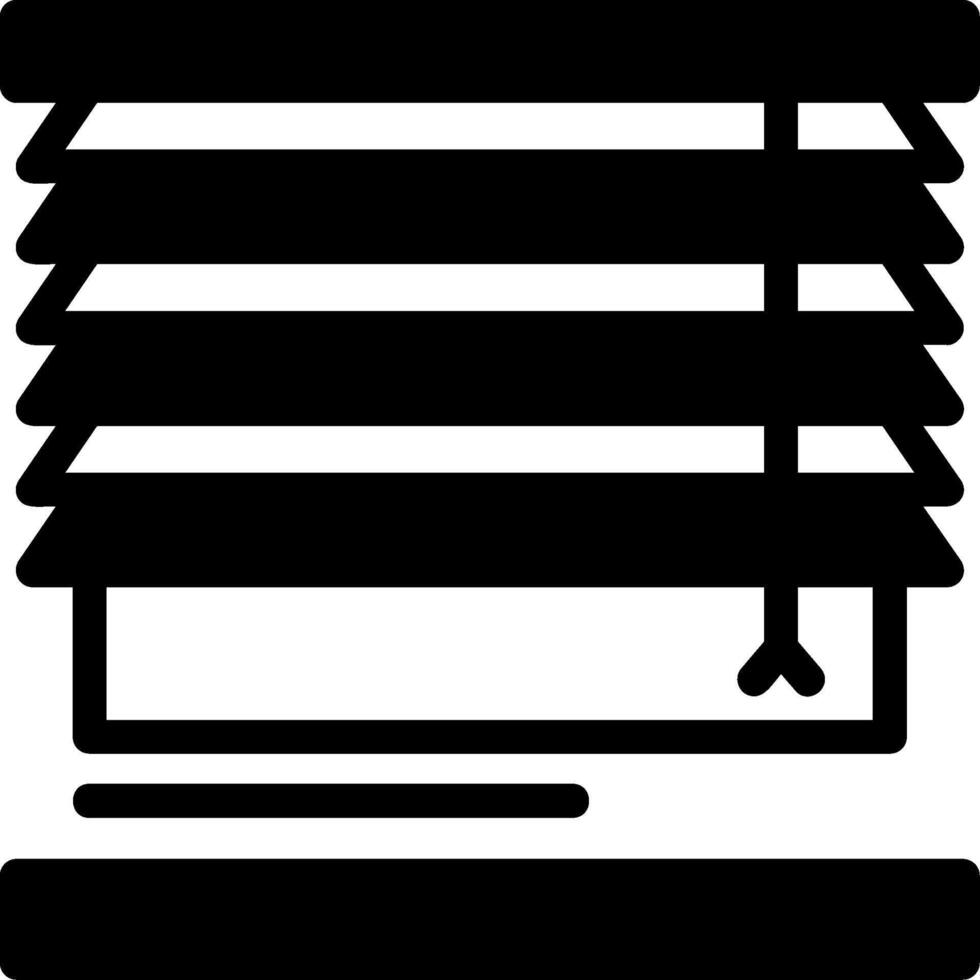 Blinds Glyph Icon vector