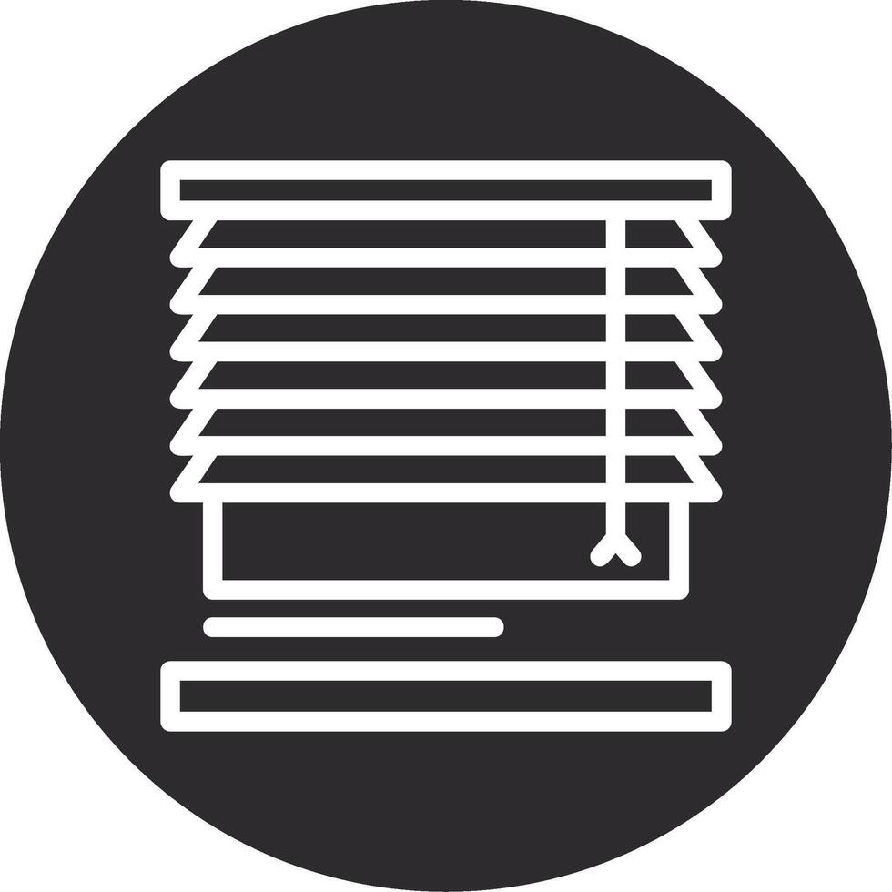 Blinds Inverted Icon vector