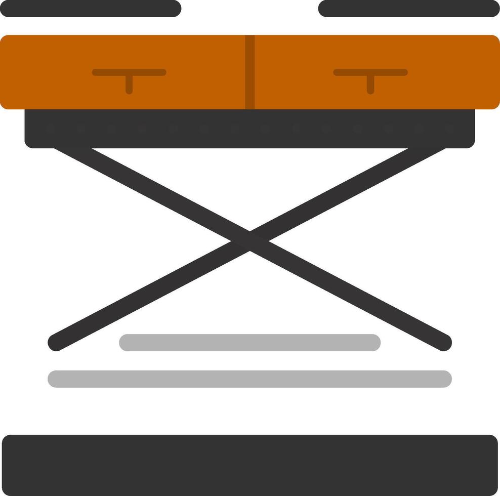 Table Flat Icon vector