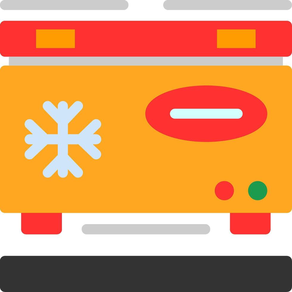 Freezer Flat Icon vector