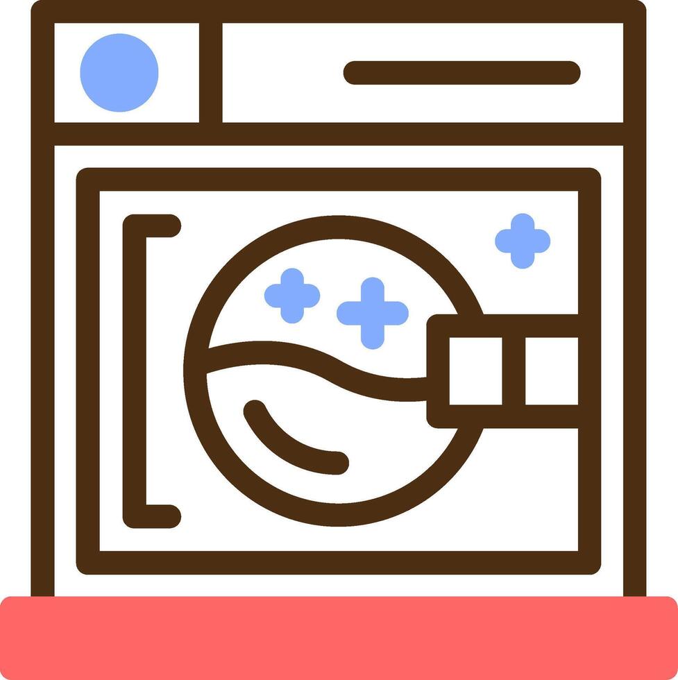 Dryer Color Filled Icon vector