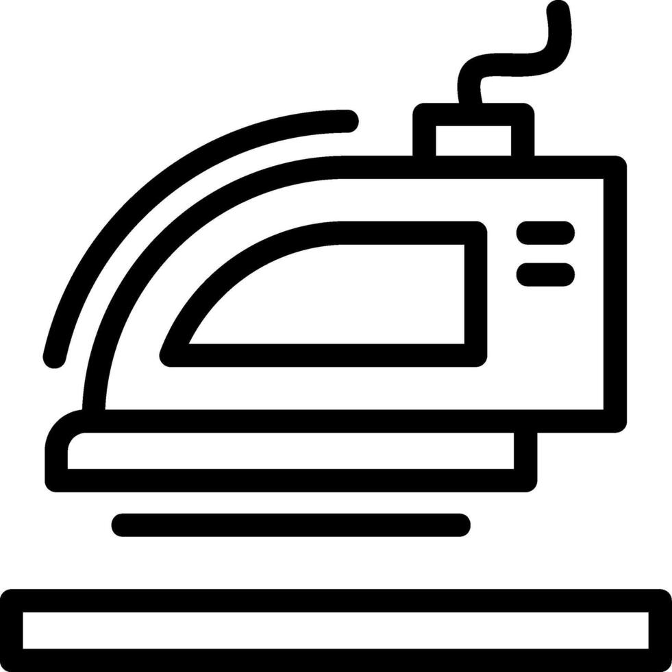 Iron Line Icon vector