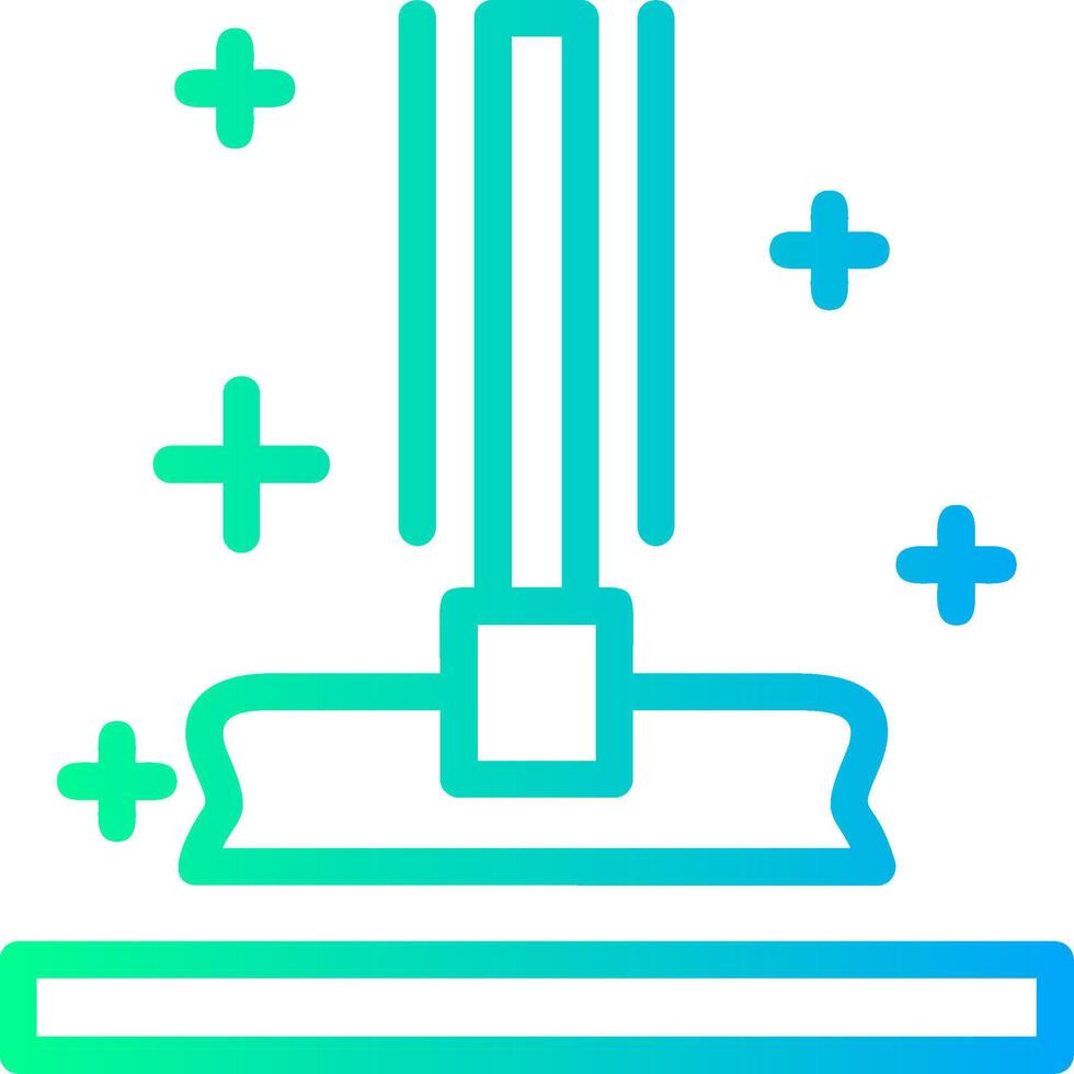 Mop Linear Gradient Icon vector
