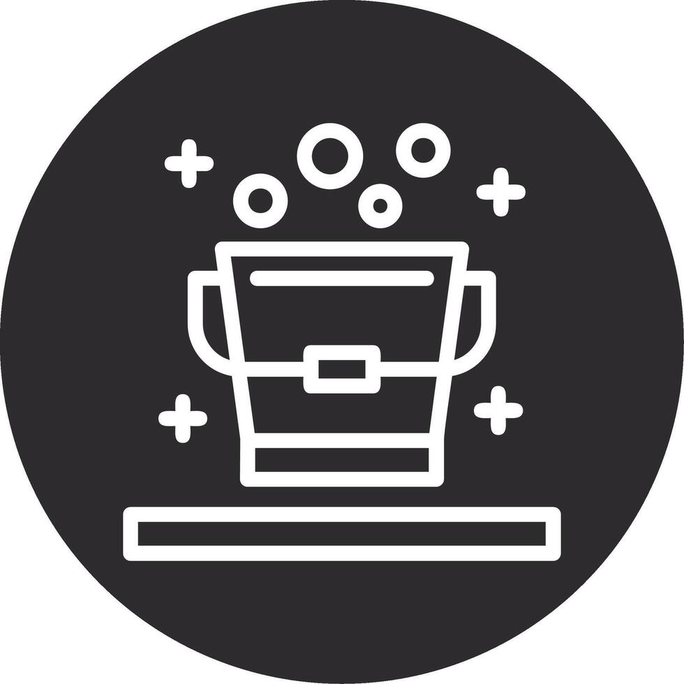 Bucket Inverted Icon vector