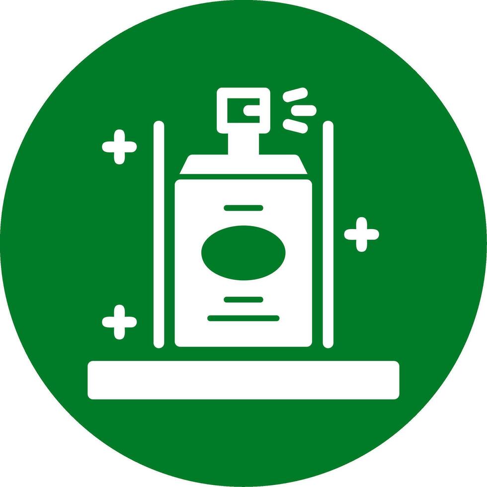 Air freshener Glyph Circle Icon vector