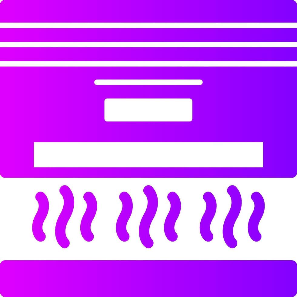 Air conditioner Solid Multi Gradient Icon vector