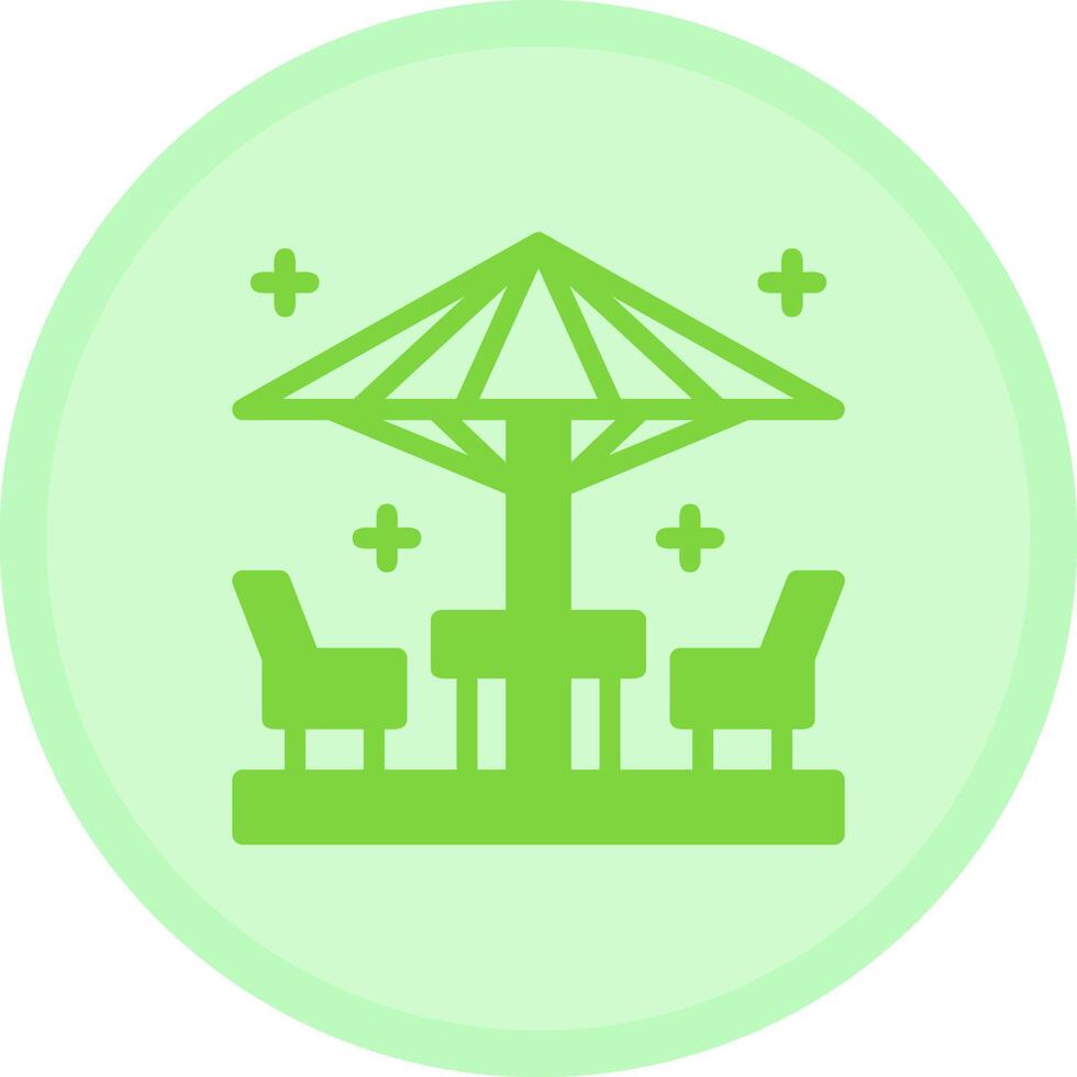 Patio furniture Multicolor Circle Icon vector