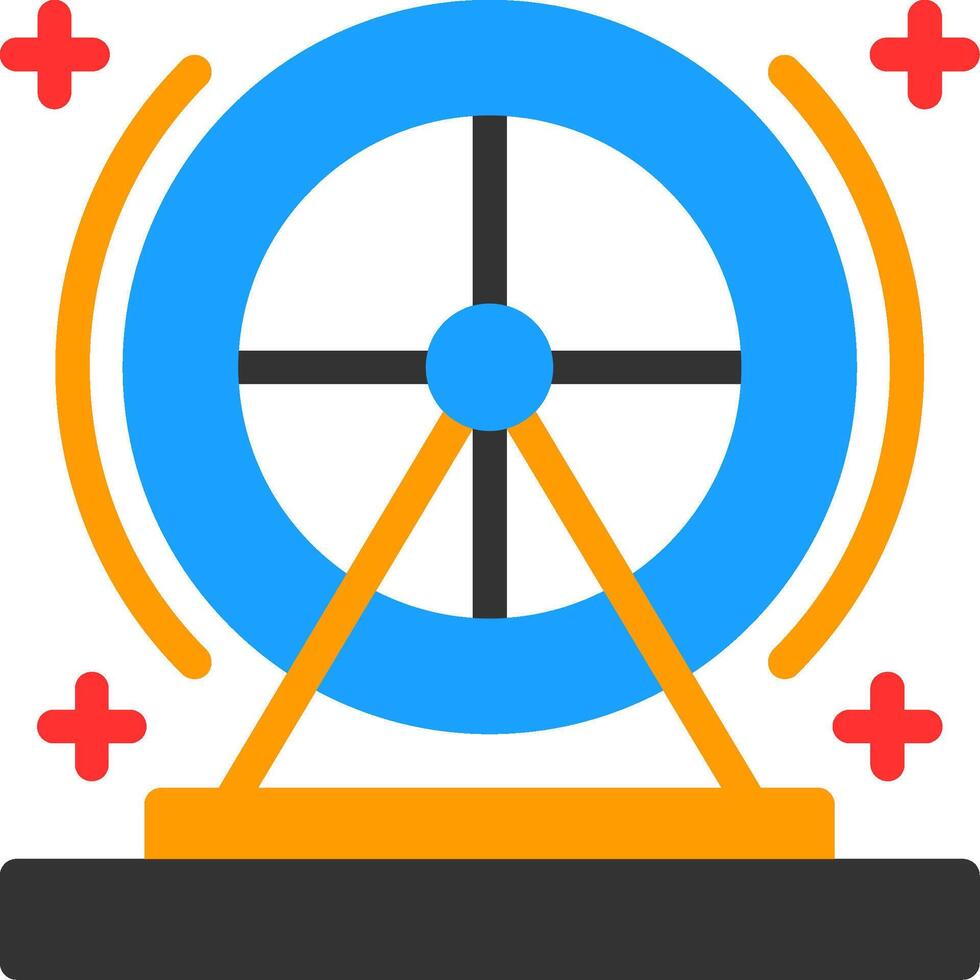 Hamster wheel Flat Icon vector