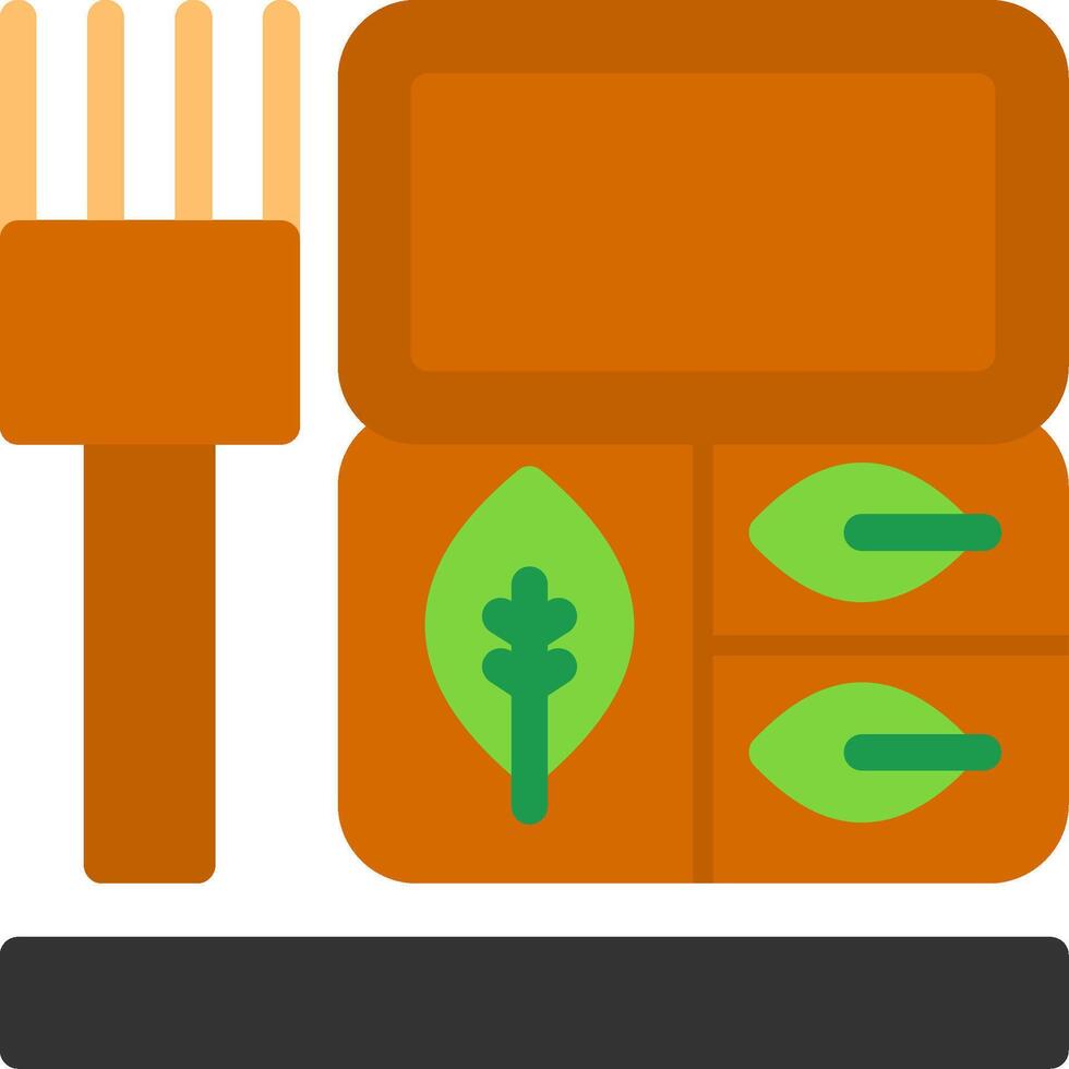 Lunchbox Flat Icon vector