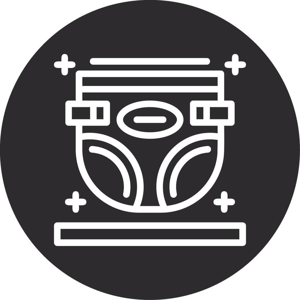 Diaper Inverted Icon vector