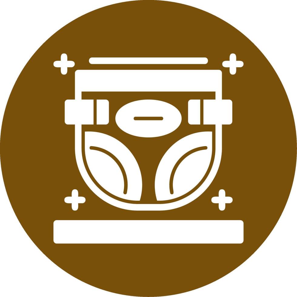 Diaper Glyph Circle Icon vector