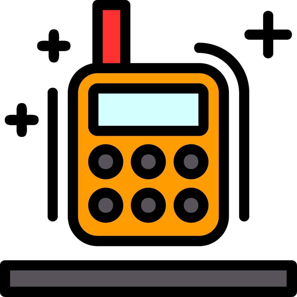 bebé monitor línea lleno icono vector